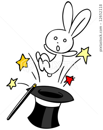 兔子跳出絲綢帽子 兔子跳出絲綢帽子 12652118