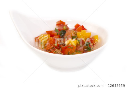 sauces on a white background in the restaurant sauces on a white background in the restaurant 12652659