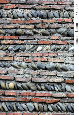 photo of an old brick wall close up shot photo of an old brick wall close up shot 12652722