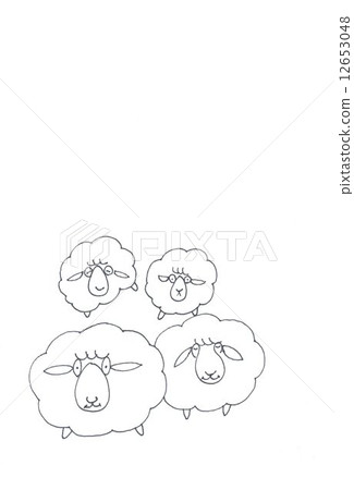 Sheep coloring books 12653048