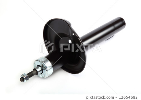 Car shock absorber isolated on white background. 12654682