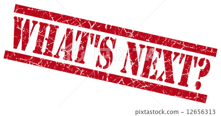 whats next red square grunge textured isolated stamp whats next red square grunge textured isolated stamp 12656313