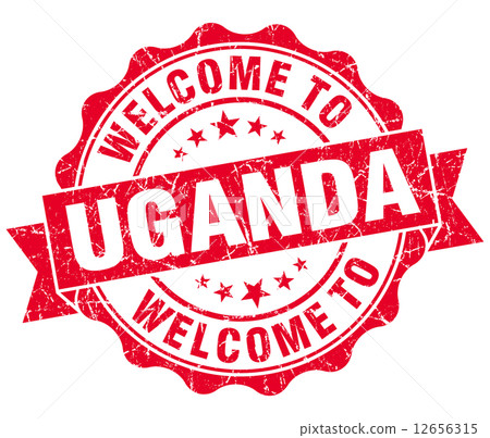 Welcome to Uganda red grungy vintage isolated seal Welcome to Uganda red grungy vintage isolated seal 12656315