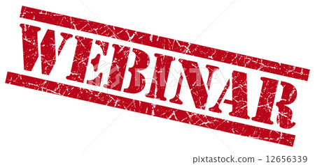 webinar red square grunge textured isolated stamp webinar red square grunge textured isolated stamp 12656339