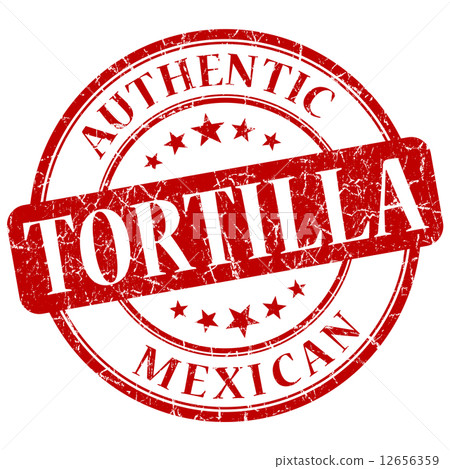 tortilla red grunge stamp tortilla red grunge stamp 12656359