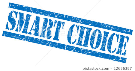 smart choice blue square grunge textured isolated stamp smart choice blue square grunge textured isolated stamp 12656397