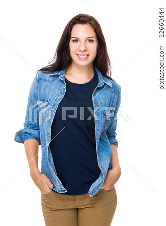 Brunette woman Brunette woman 12660444