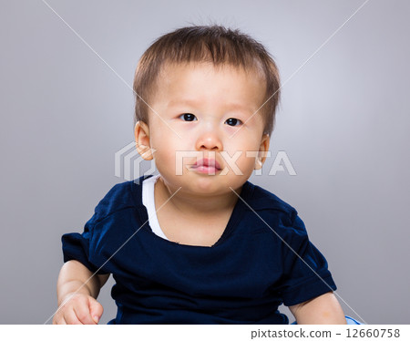 Asian baby boy portrait Asian baby boy portrait 12660758