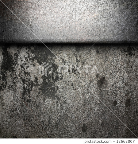 metal on stone wall metal on stone wall 12662807