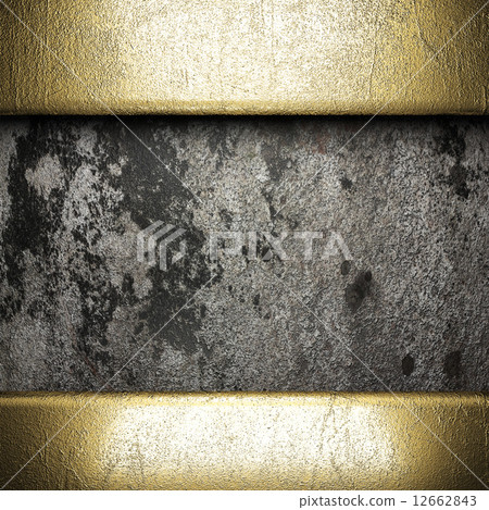 gold on stone background gold on stone background 12662843
