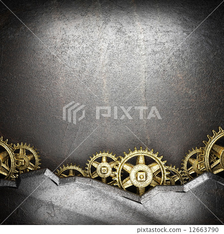 gear wheels on steel gear wheels on steel 12663790