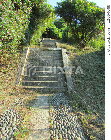 Staircase leading to Ezaki lighthouse Staircase leading to Ezaki lighthouse 12664089