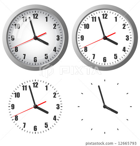 Wall mounted digital clock. Wall mounted digital clock. 12665793