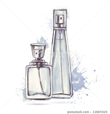 Beautiful perfume bottle. Beautiful perfume bottle. 12665920