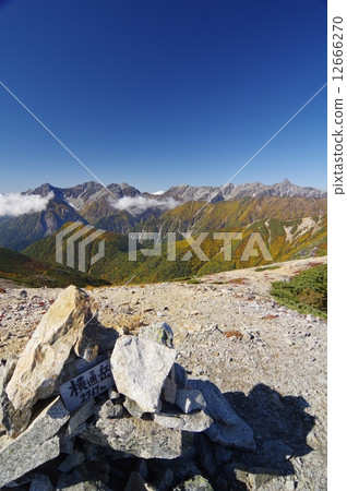 從Yokutake火山Hodaka山脈~Yushigatake觀察 12666270
