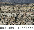 Cappadocia · Strange rock house and townscape 12667335