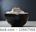 Baked fresh rice and octopus 12667568