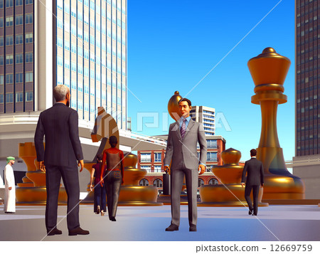 Business people on board 12669759