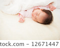 Newborn girl 12671447