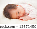 Newborn girl 12671450