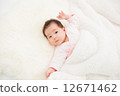 Newborn girl 12671462