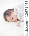 Newborn girl 12671463