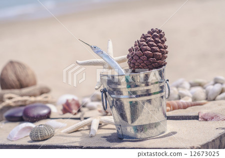 Memories from the sea for postcard or Poster 12673025