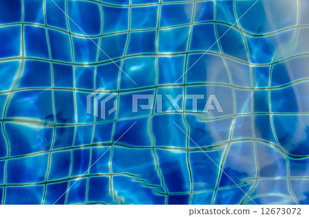 Sun reflections in pool water from above. Sun reflections in pool water from above. 12673072