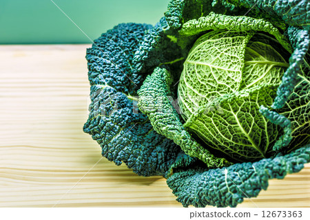 curly kale in the kitchen 12673363