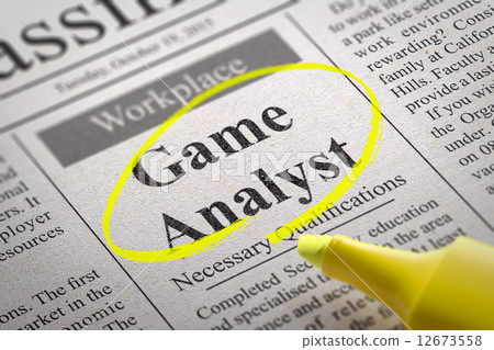 Game Analyst Vacancy in Newspaper. Game Analyst Vacancy in Newspaper. 12673558