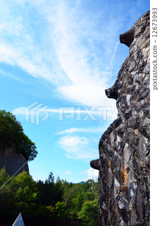 Soft stone waterway tower Soft stone waterway tower 12673993
