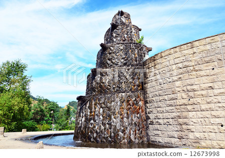 Soft stone waterway tower Soft stone waterway tower 12673998