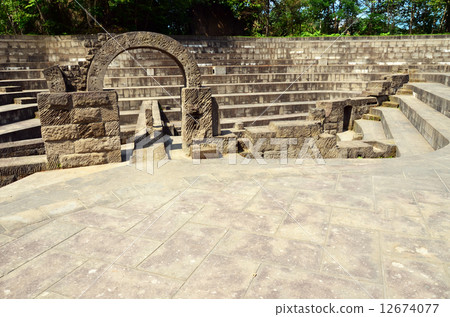 Ruin-like mortar square 12674077