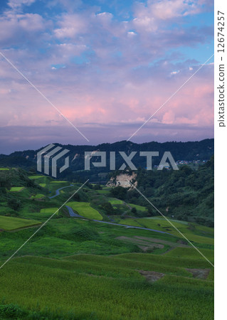 Yamagata Okura Village Four Village Rice Terrace Toyomaki Rice Terrace 12674257
