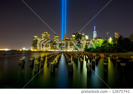 Tribute in Light. Downtown New York City Tribute in Light. Downtown New York City 12675741