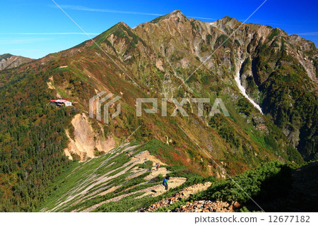 從北阿爾卑斯山的下降·Ogatake山,Kashima Atsugatake和Chiba Sanso 從北阿爾卑斯山的下降·Ogatake山,Kashima Atsugatake和Chiba Sanso 12677182