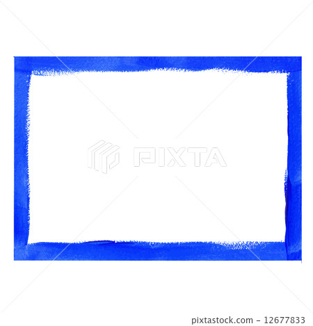 Blue grunge frame 12677833