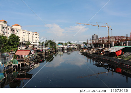 曼谷運河 12678686