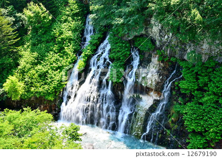 White mustache waterfall 12679190