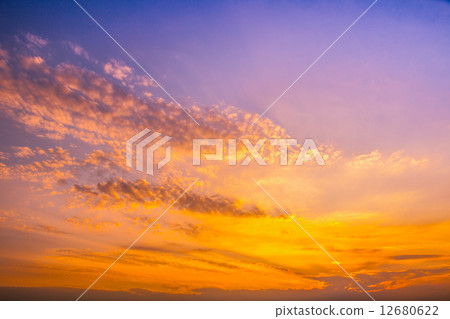 Sunset clouds Sunset clouds 12680622