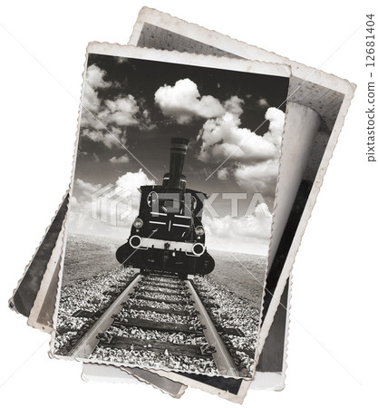 Vintage photos Old locomotive Vintage photos Old locomotive 12681404