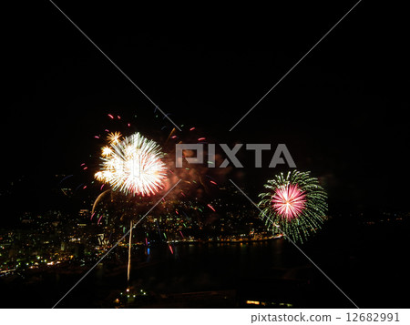 Atami sea fireworks display Atami sea fireworks display 12682991