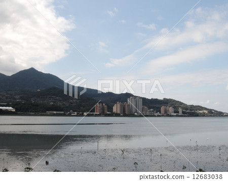 Taiwan Tamsui and Kannon Mountain (Tamsui Fuji) 12683038