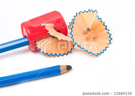 Pencil sharpener isolated on white background. 12684158