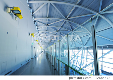 Airport corridor 12684478