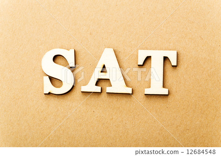 Wooden text for Saturday 12684548