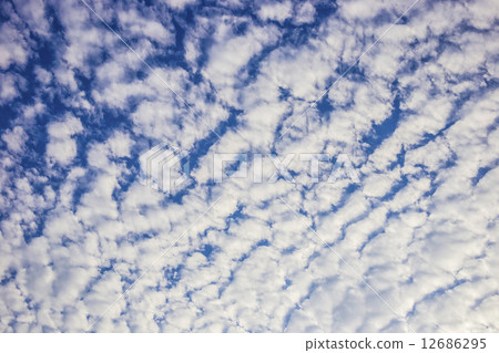 Blue Sky with Clouds. 12686295