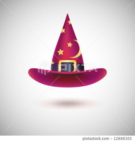 Red witch hat for Halloween. 12688103