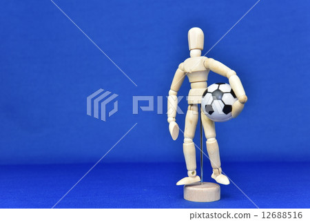 A doll with a soccer ball A doll with a soccer ball 12688516