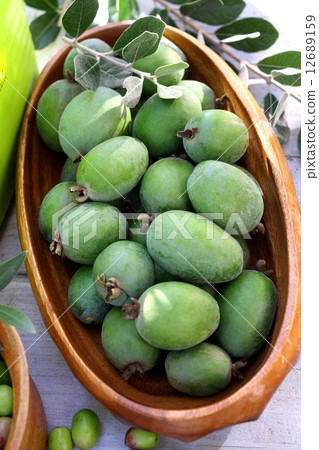 Harvest Fei Joa fruit in the garden 12689159